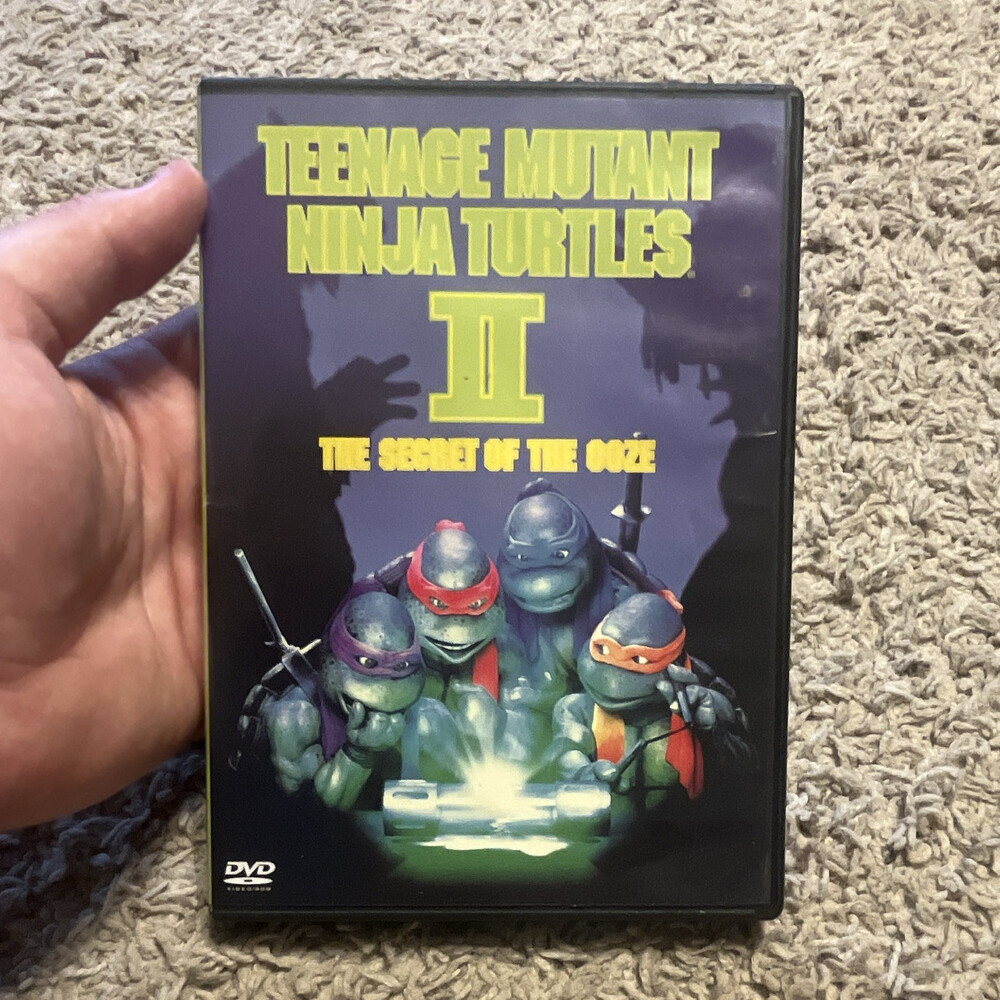 Vintage 2002 Teenage Mutant Ninja Turtles II: Secret of the Ooze DVD PG  88m WS